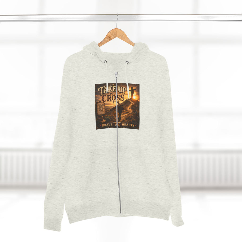 Take Up Your Cross— Brave Hearts Country Gospel Hoodie