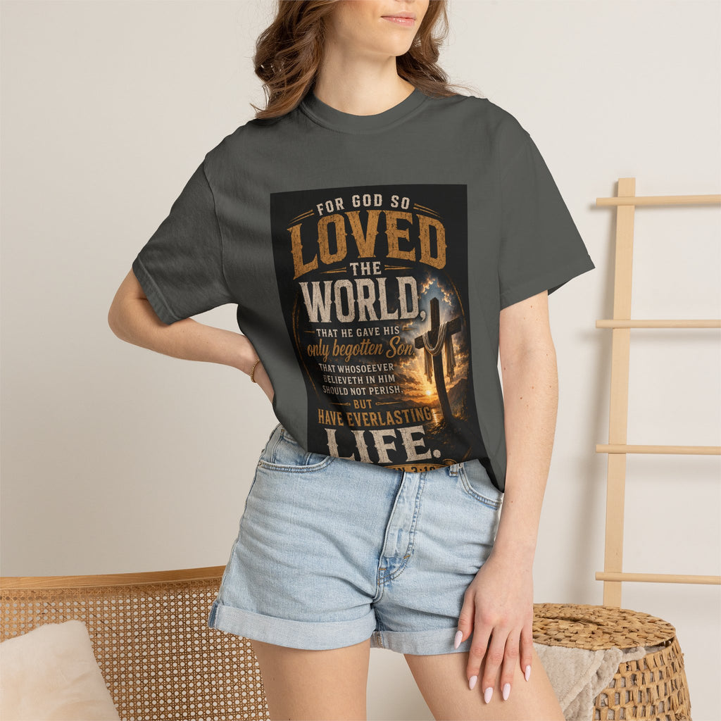 For God So Loved the World — Brave Hearts Country Gospel T-Shirt
