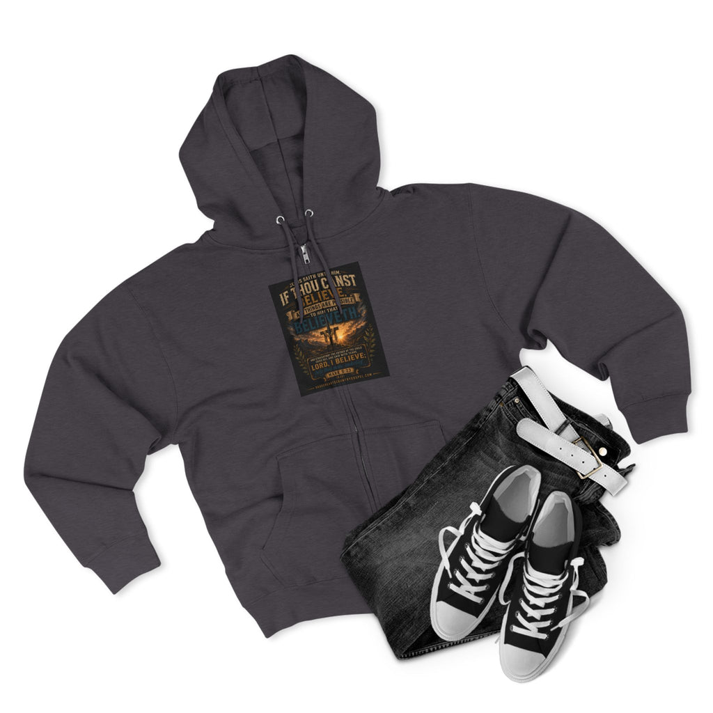 If Thou Canst Believe - Brave Hearts Country Gospel Hoodie