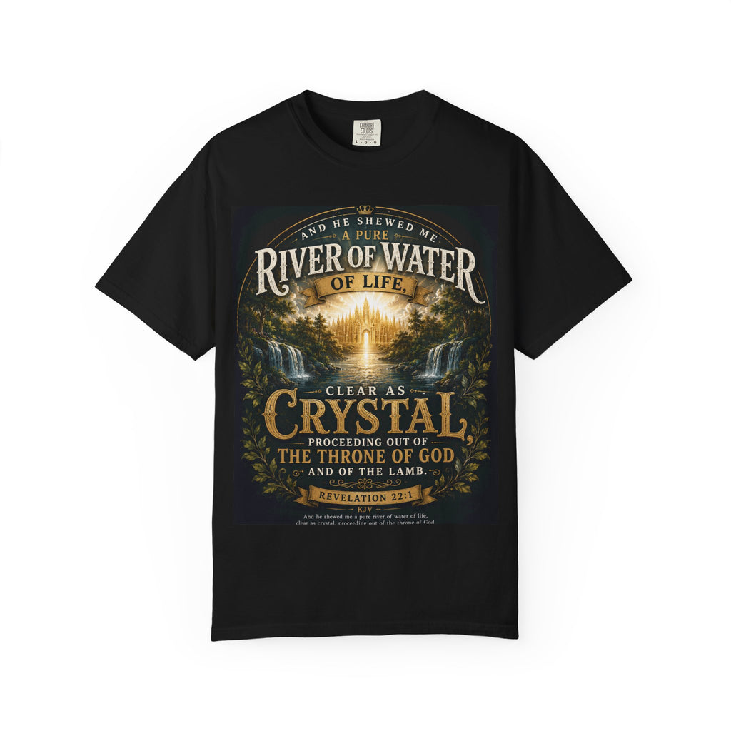 And He Showed Me a Pure River of Water of Life — Brave Hearts Country Gospel T-Shirt