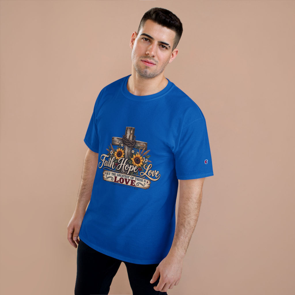Faith Hope Love — Brave Hearts Country Gospel T-Shirt (Extended Sizes)