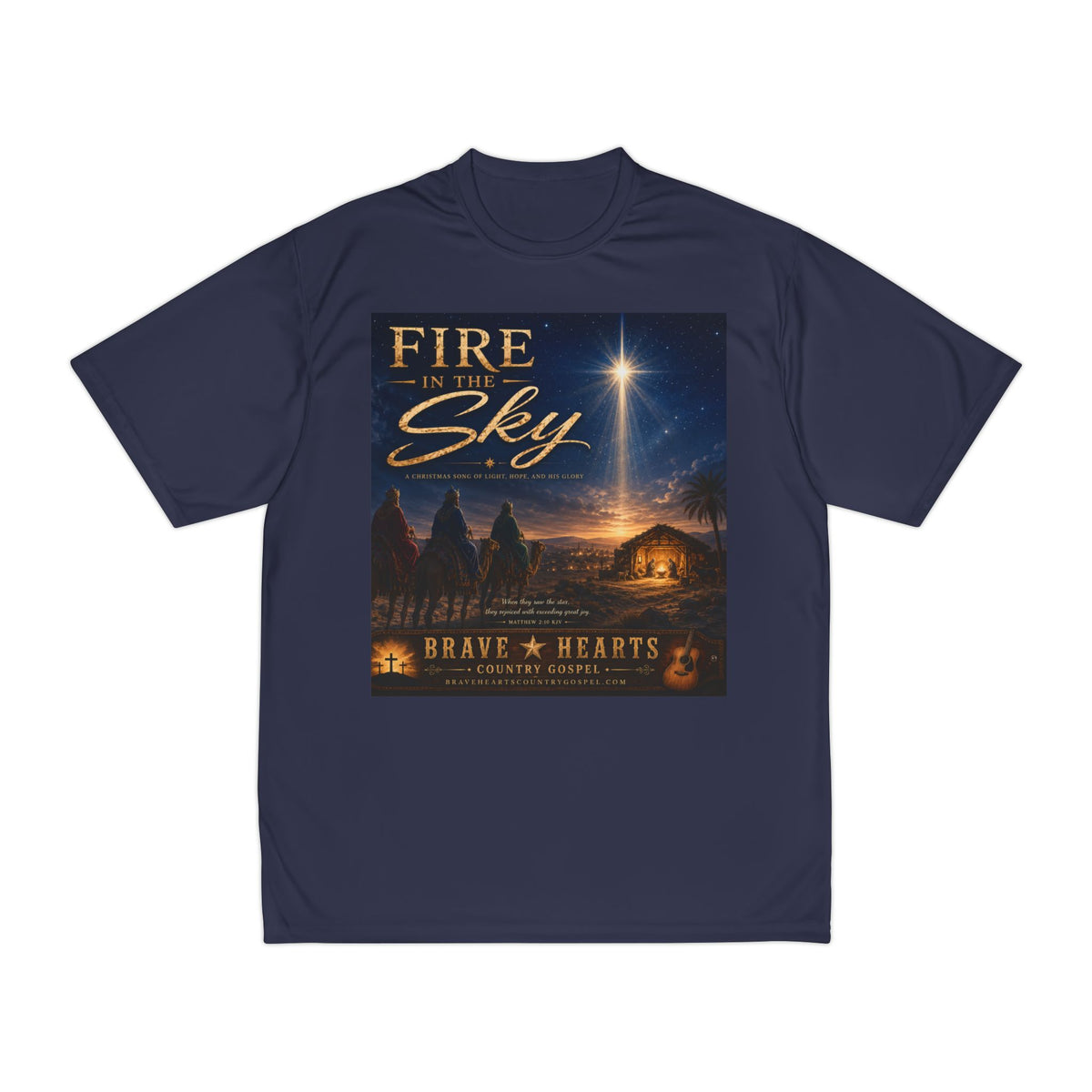Fire in the Sky — Brave Hearts Country Gospel T-Shirt