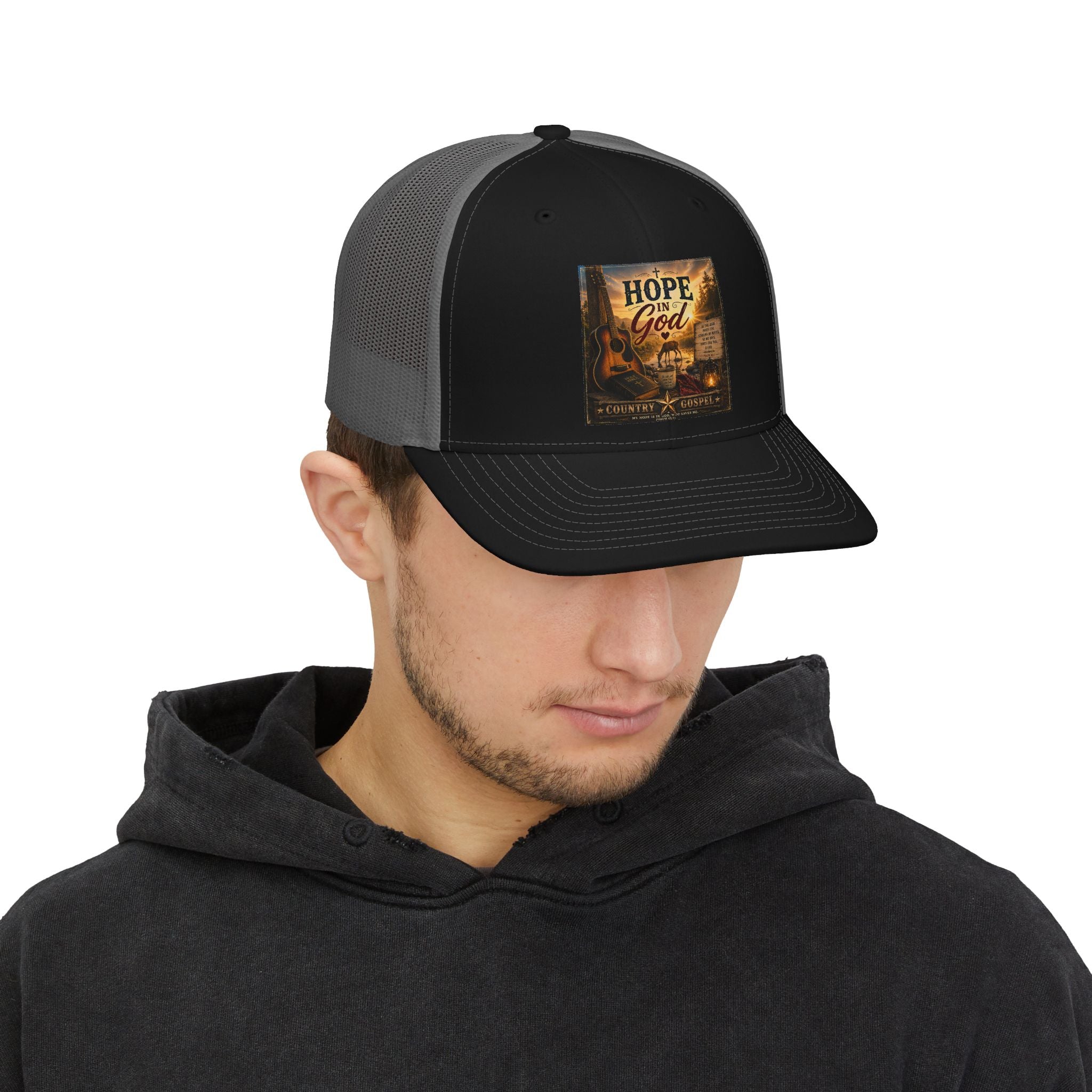 Hope in God — Brave Hearts Country Gospel Trucker Hat