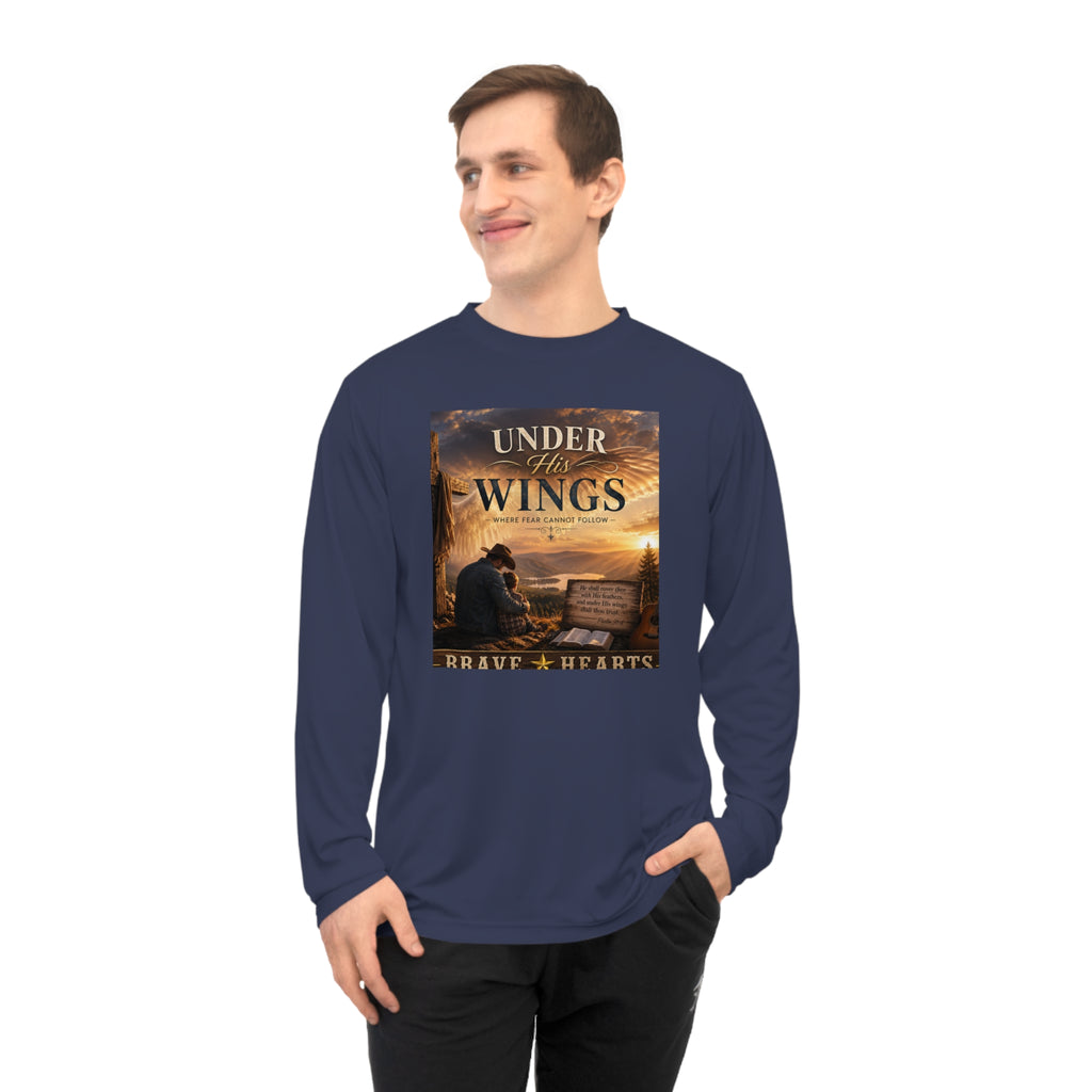 Under the Wings – Brave Hearts Country Gospel Long Sleeve T-Shirt