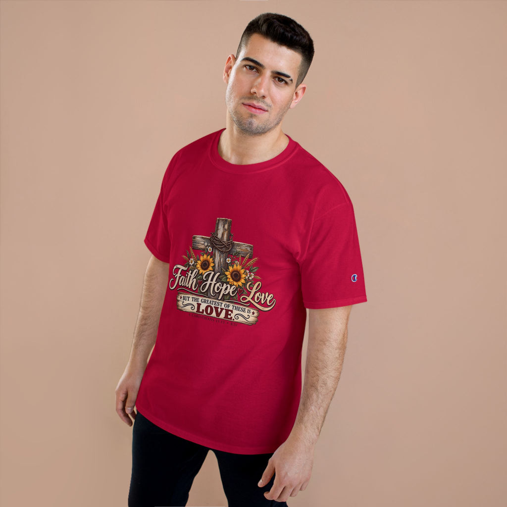 Faith Hope Love — Brave Hearts Country Gospel T-Shirt (Extended Sizes)