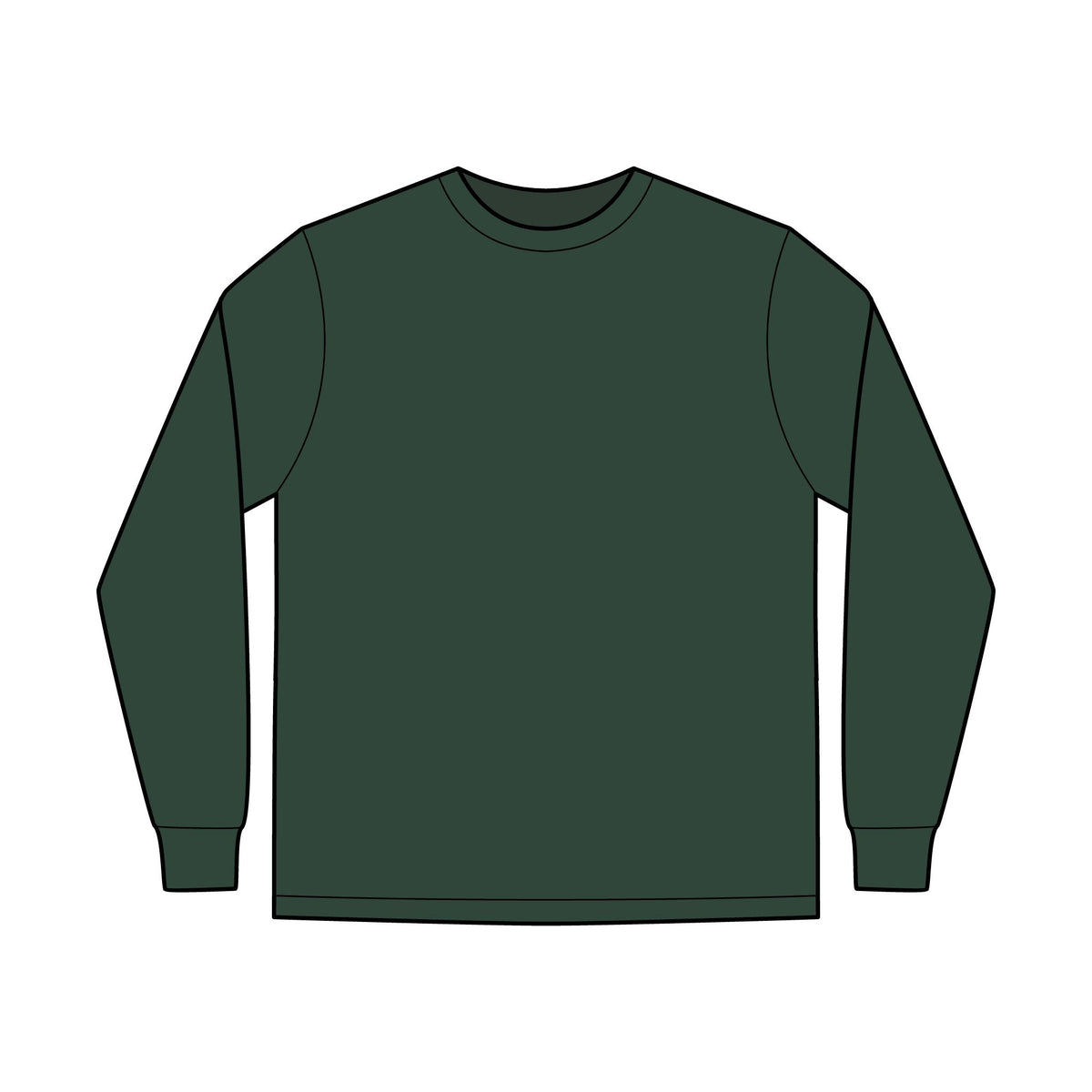 Under His Wings- Brave Hearts Country Gospel Long Sleeve T-Sirt