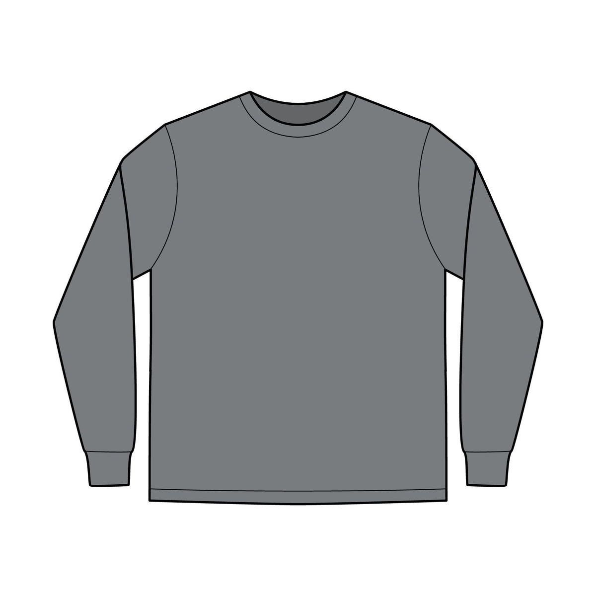 Under His Wings- Brave Hearts Country Gospel Long Sleeve T-Sirt
