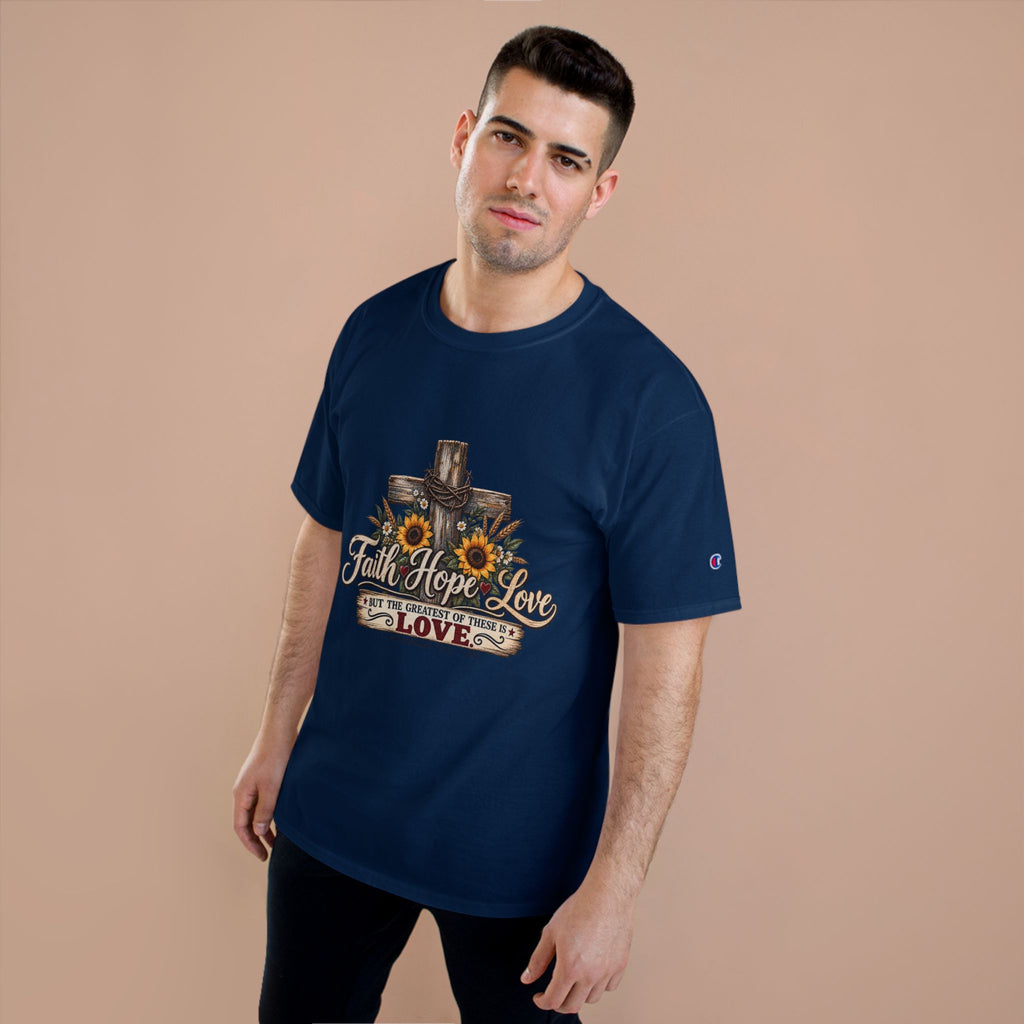 Faith Hope Love — Brave Hearts Country Gospel T-Shirt (Extended Sizes)