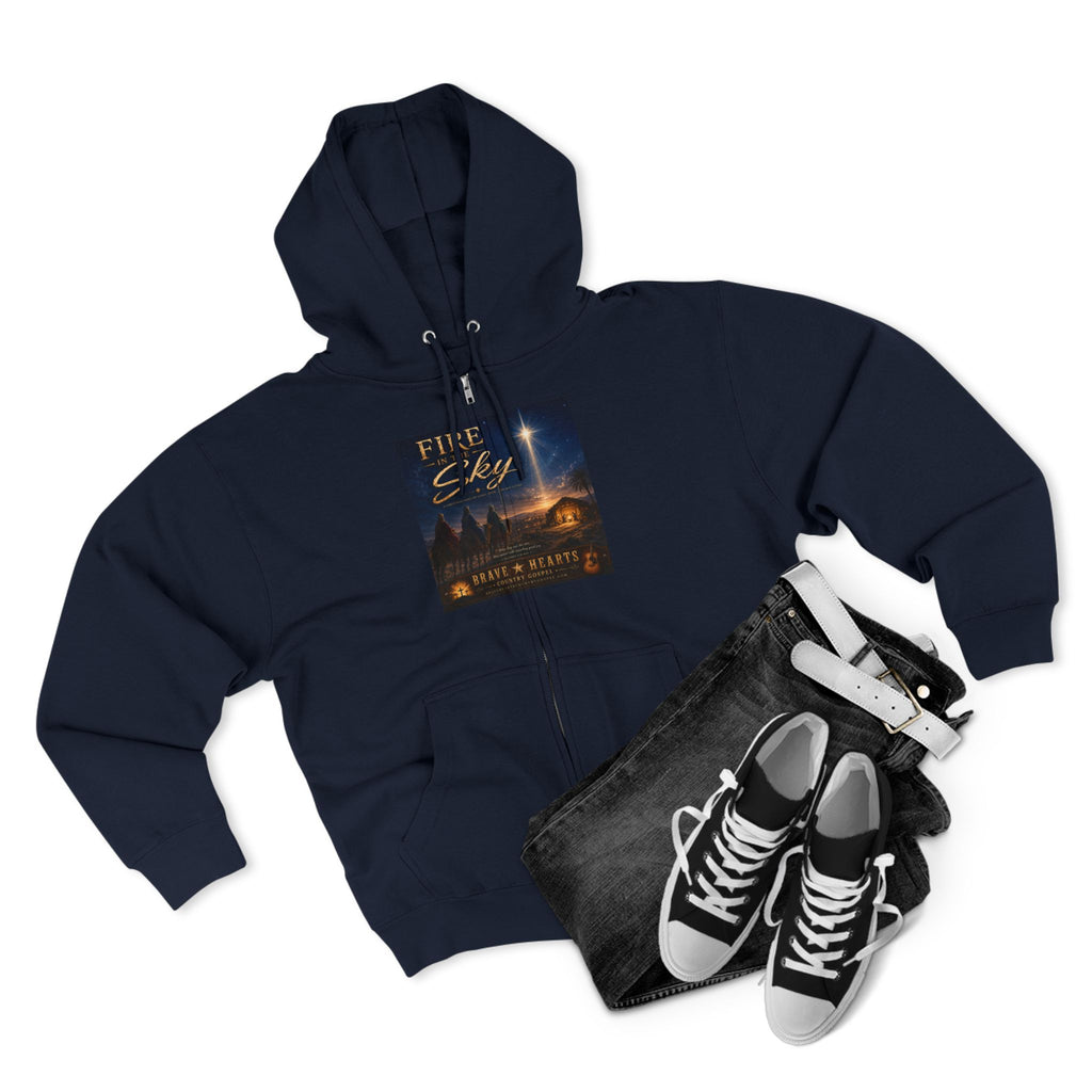 Fire in the Sky — Brave Hearts Country Gospel ZIP Hoodie