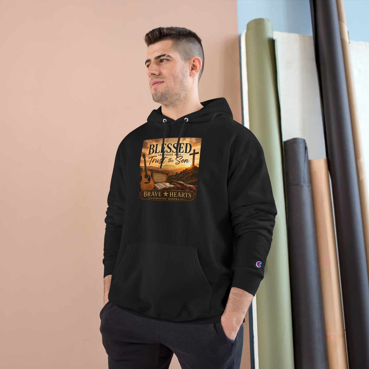 Blessed Are Those Who Trust In The Son - Brave Hearts Country Gospel Hoodie