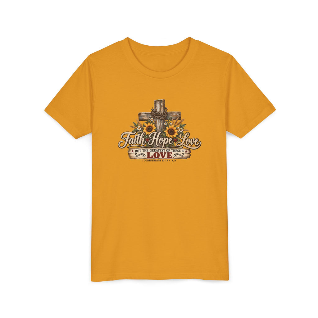 Faith Hope Love — Brave Hearts Country Gospel T-Shirt
