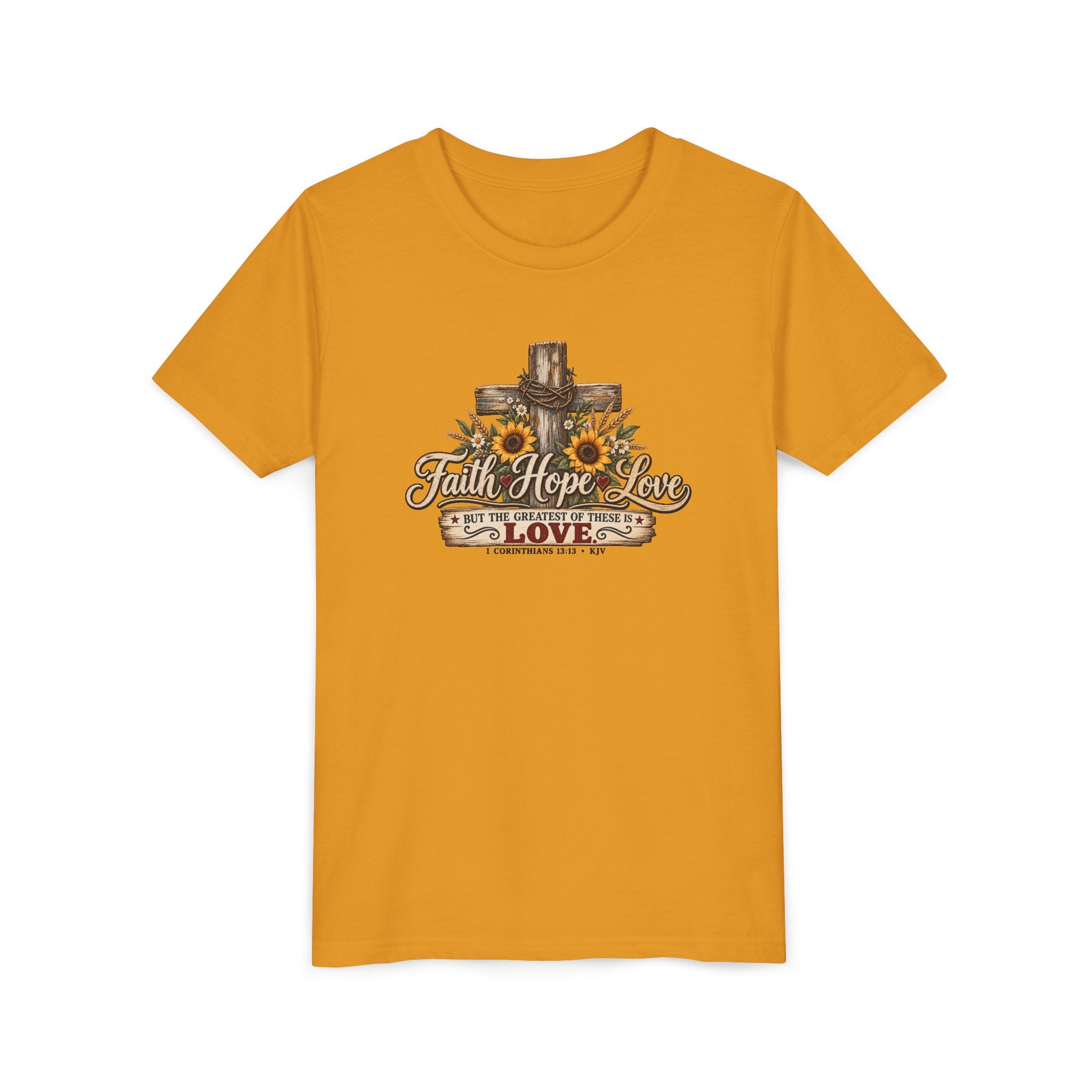 Faith Hope Love — Brave Hearts Country Gospel T-Shirt