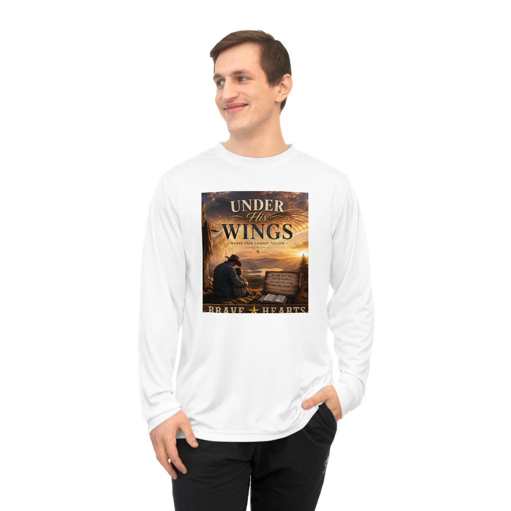 Under the Wings – Brave Hearts Country Gospel Long Sleeve T-Shirt