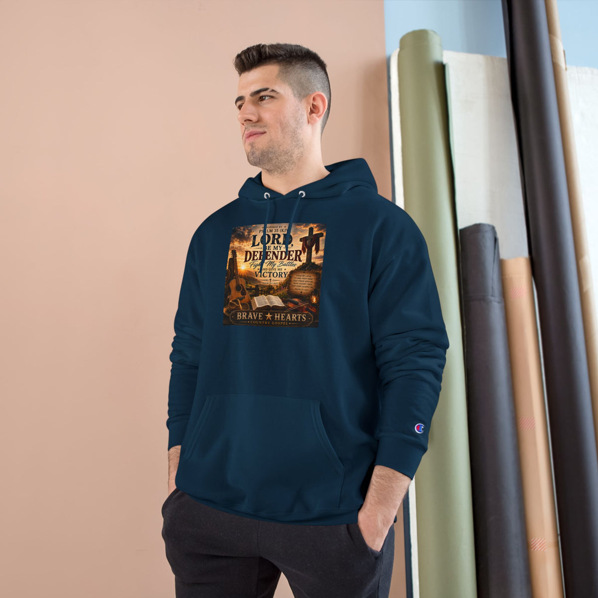 Lord Be My Defender – Brave Hearts Country Gospel Hoodie