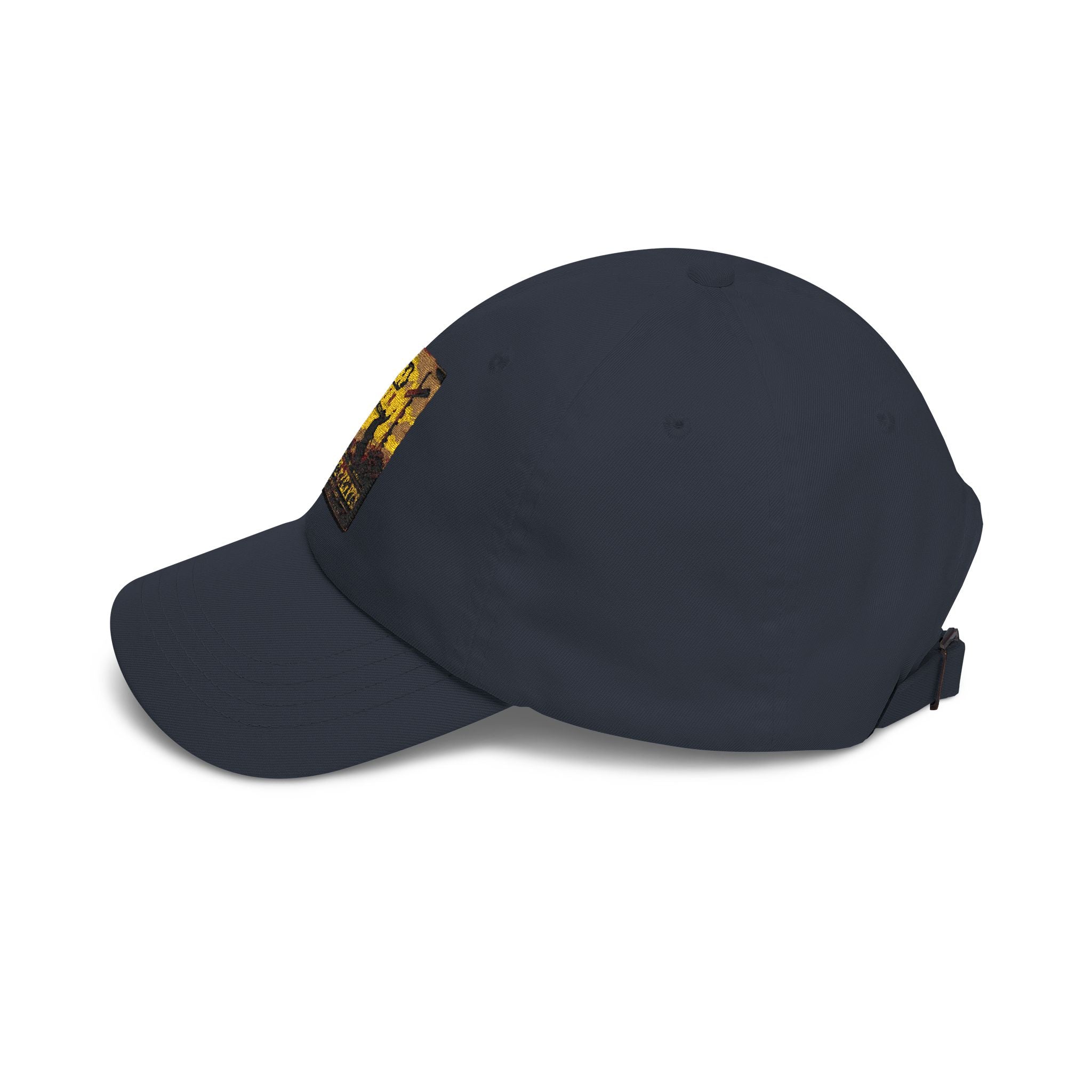 Brave Hearts Faith Dad Cap — "Lord Standin' by Me" Vintage Cross Baseball Hat