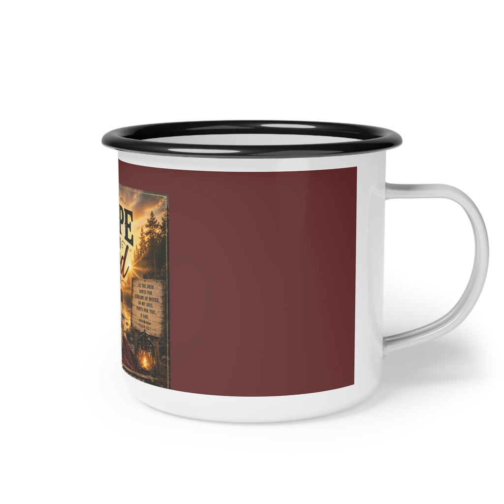 Hope in God — Brave Hearts Country Gospel Enamel Camp Cup