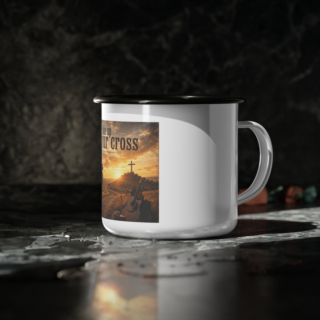 Take Up Your Cross — Brave Hearts Country Gospel Camping Mug