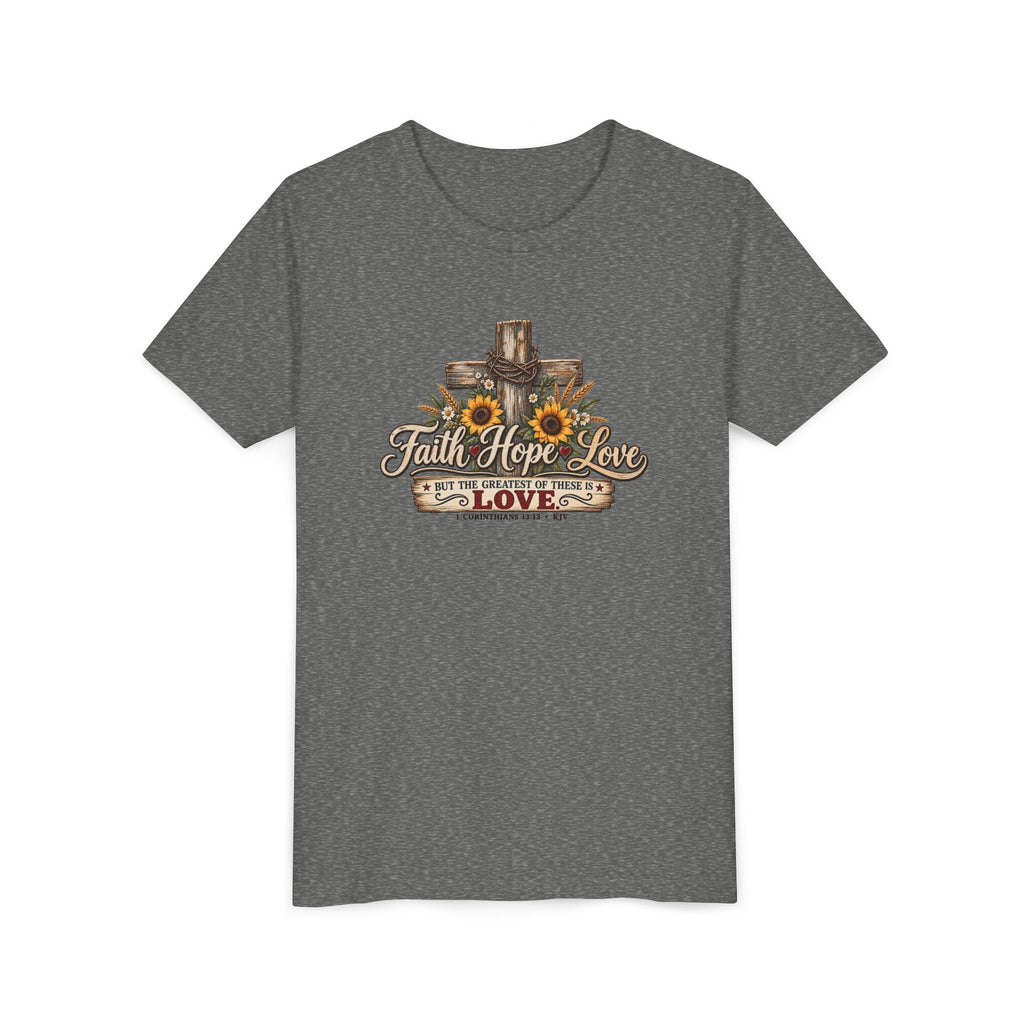 Faith Hope Love — Brave Hearts Country Gospel T-Shirt