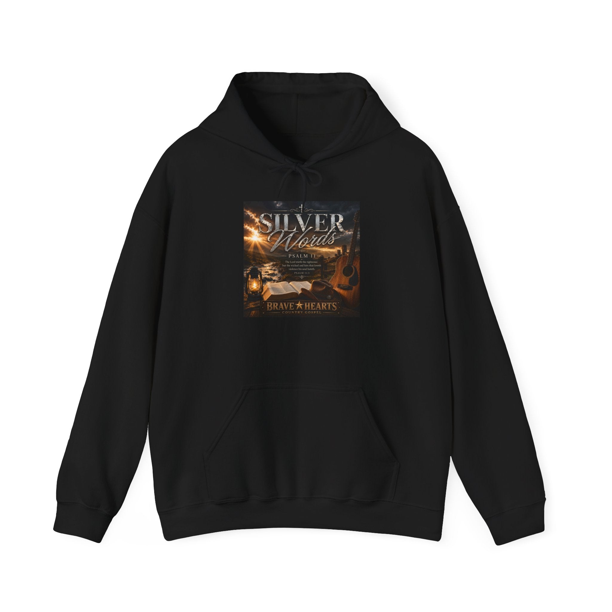 Silver Words — Brave Hearts Country Gospel Hoodie