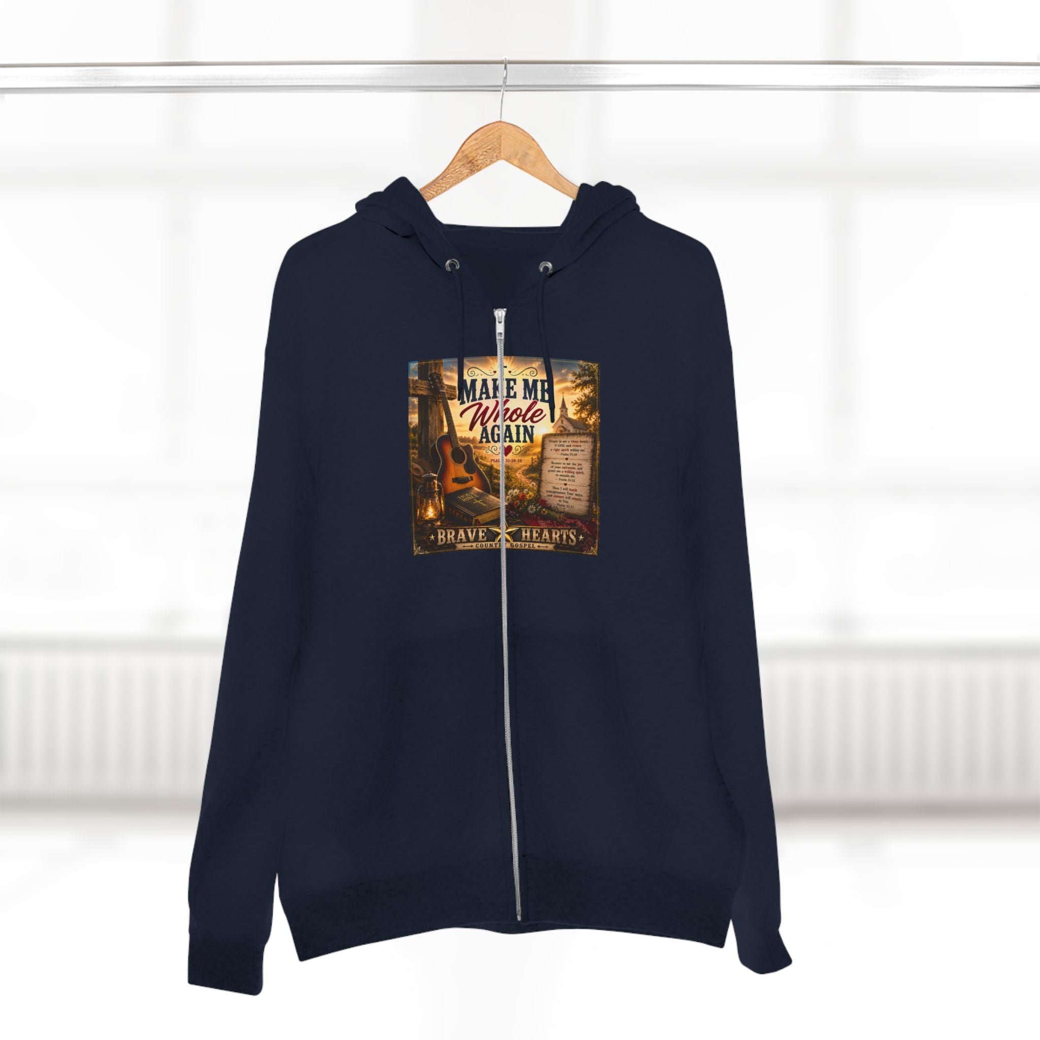 Make Me Whole Again - Brave Hearts Country Gospel Hoodie