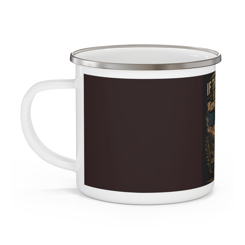 If Thou Canst Believe — Brave Hearts Country Gospel Enamel Camping Mug