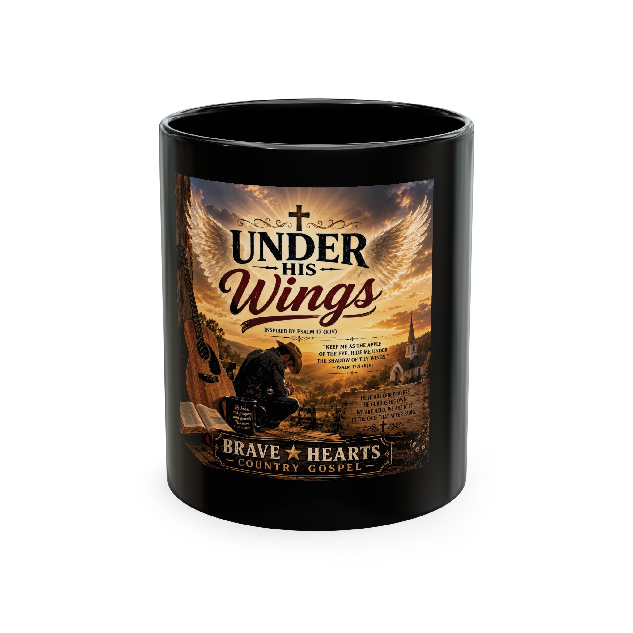 Under His Wings — Brave Hearts Country Gospel Mug
