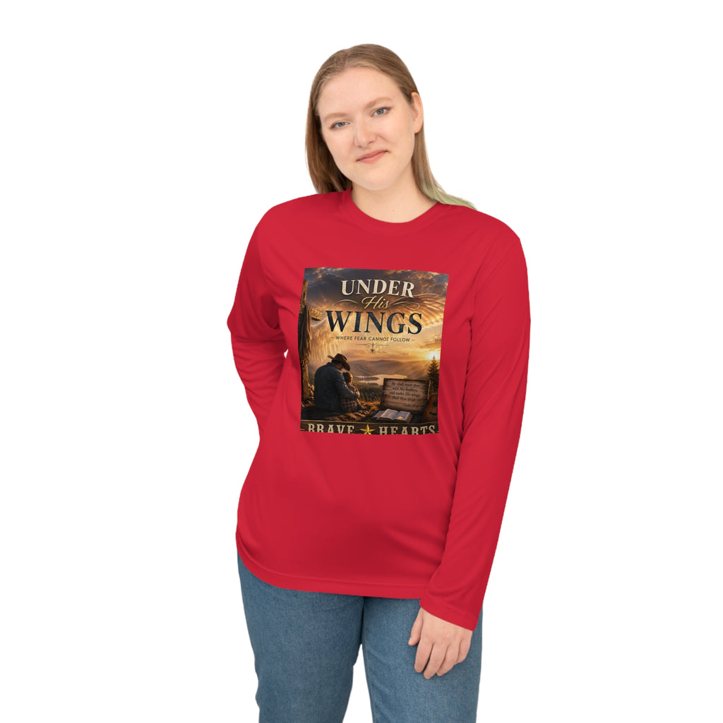 Under the Wings – Brave Hearts Country Gospel Long Sleeve T-Shirt