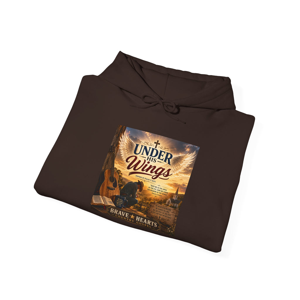 Under His Wings — Brave Hearts Country Gospel Hoodie