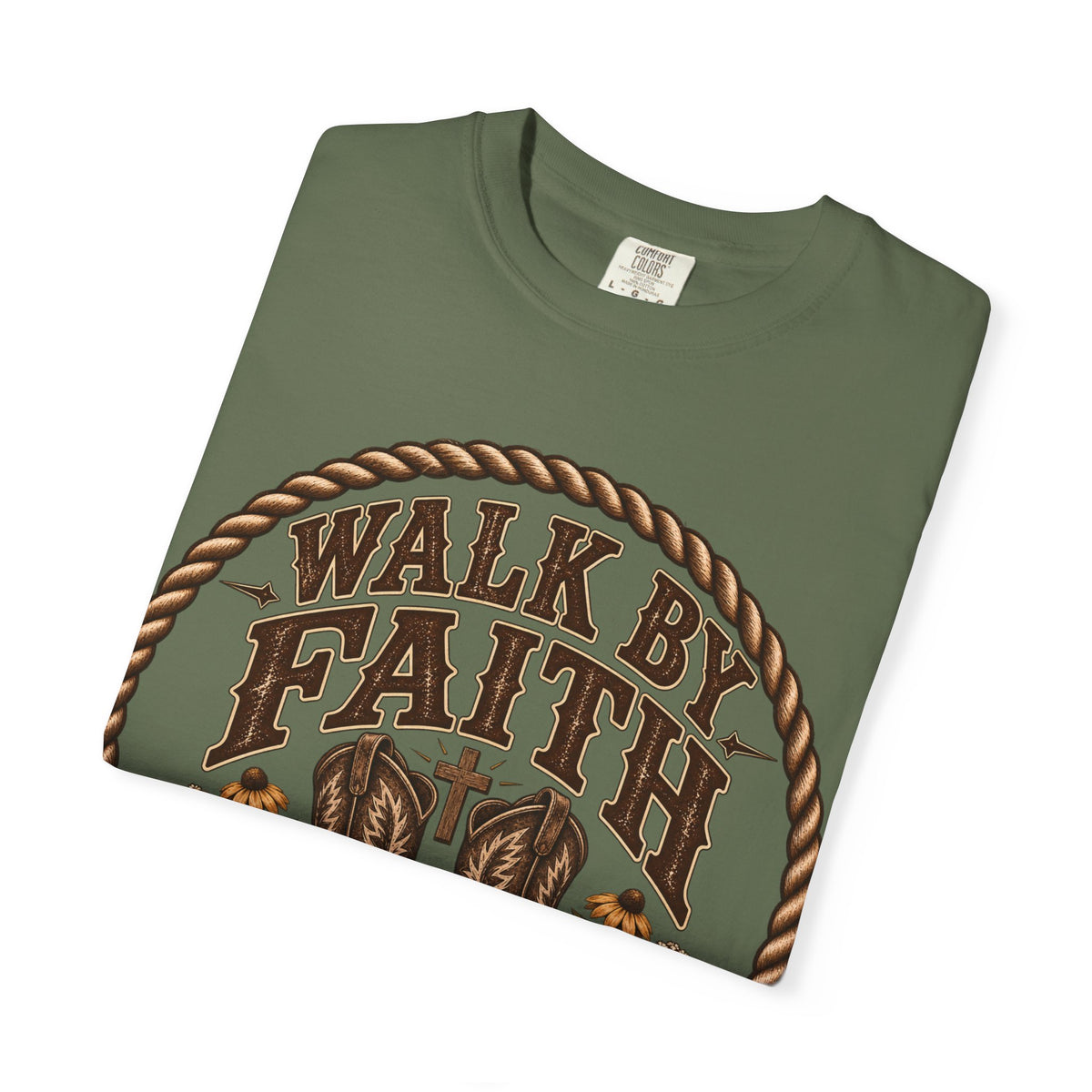 Walk By Faith - Bible Brave Hearts T-shirt