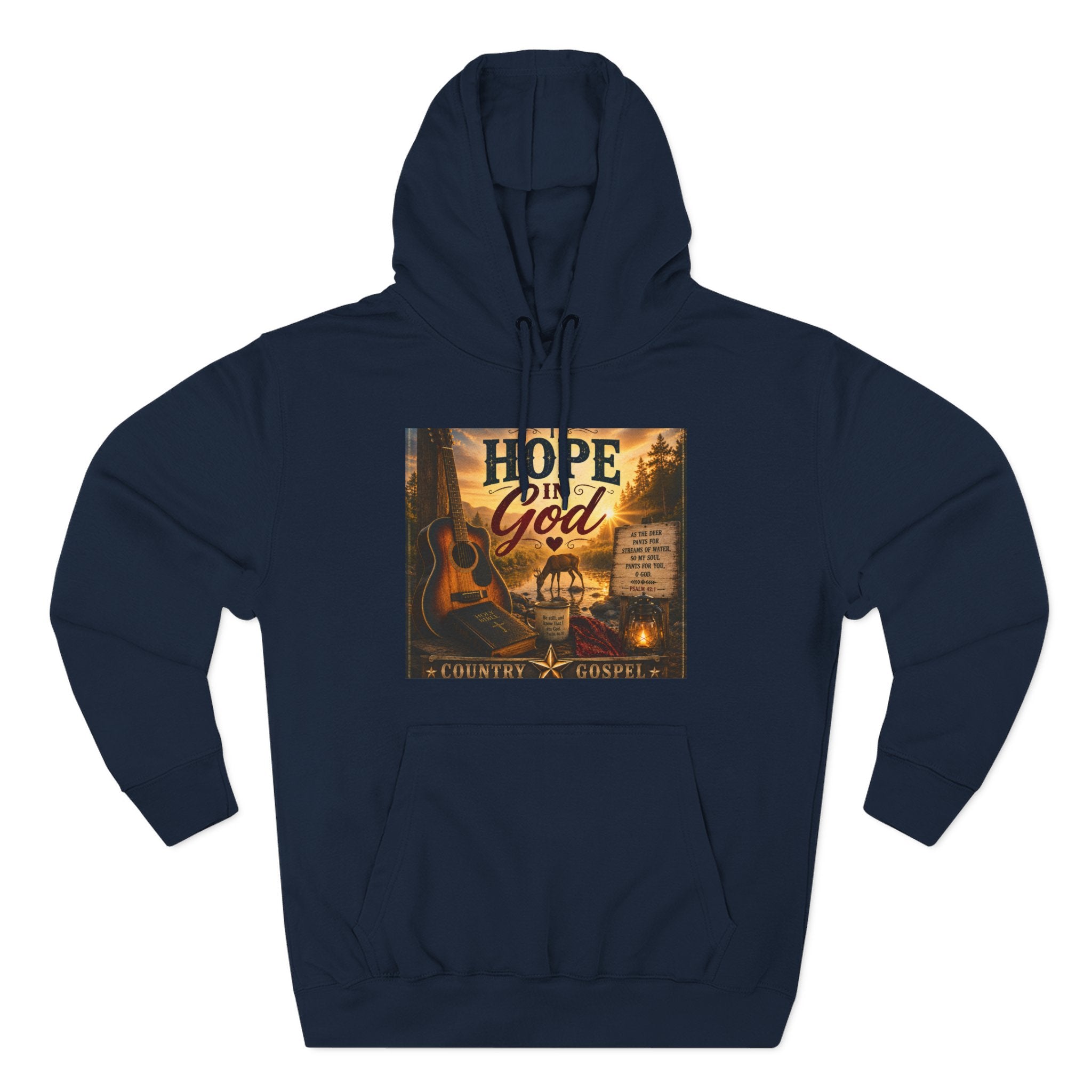 Hope in God  — Brave Hearts Country Gospel Fleece Hoodie