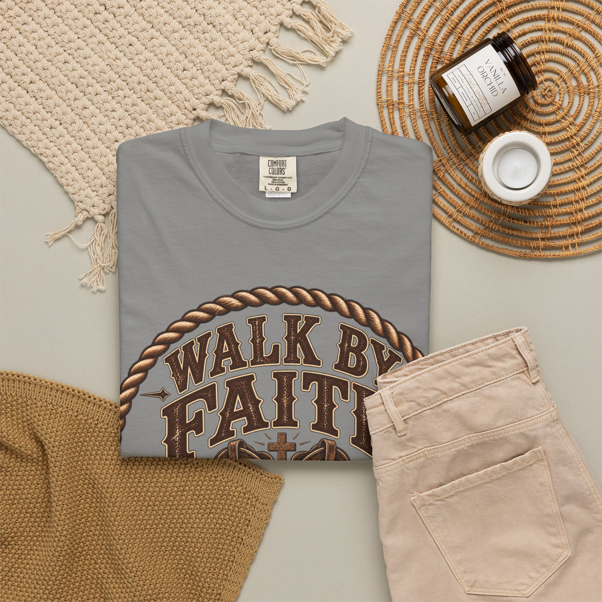 Walk By Faith - Bible Brave Hearts T-shirt