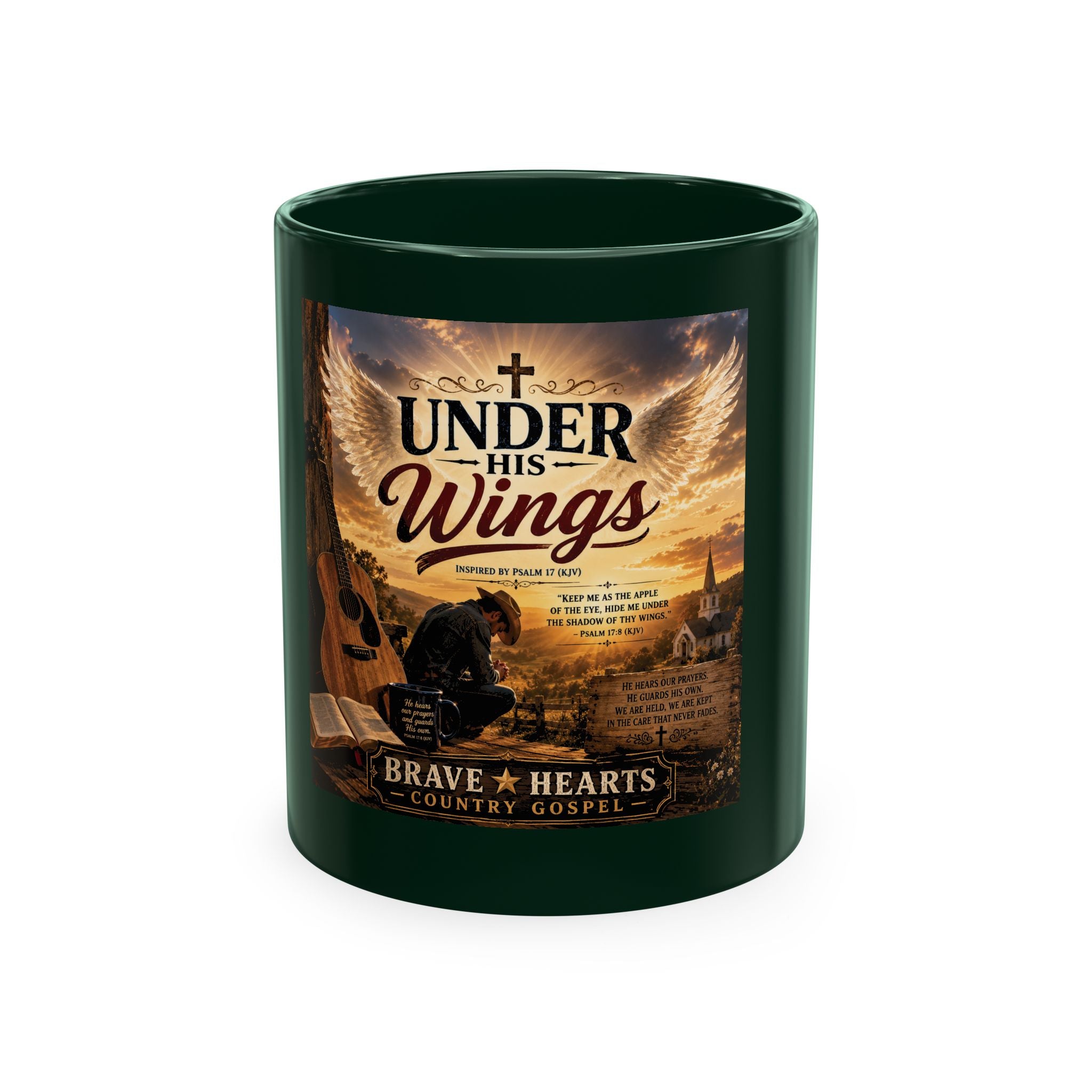 Under His Wings — Brave Hearts Country Gospel Mug