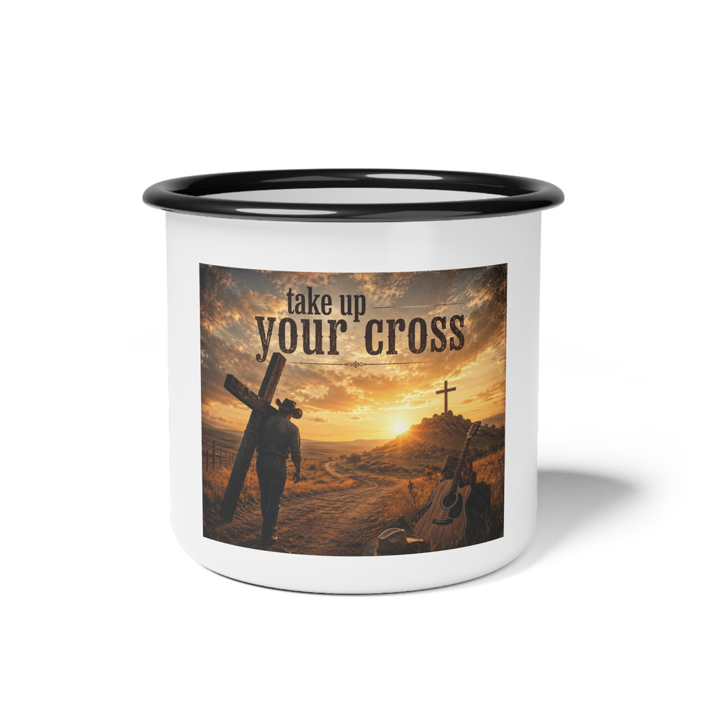 Take Up Your Cross — Brave Hearts Country Gospel Camping Mug