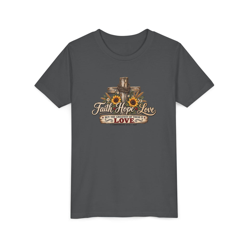 Faith Hope Love — Brave Hearts Country Gospel T-Shirt