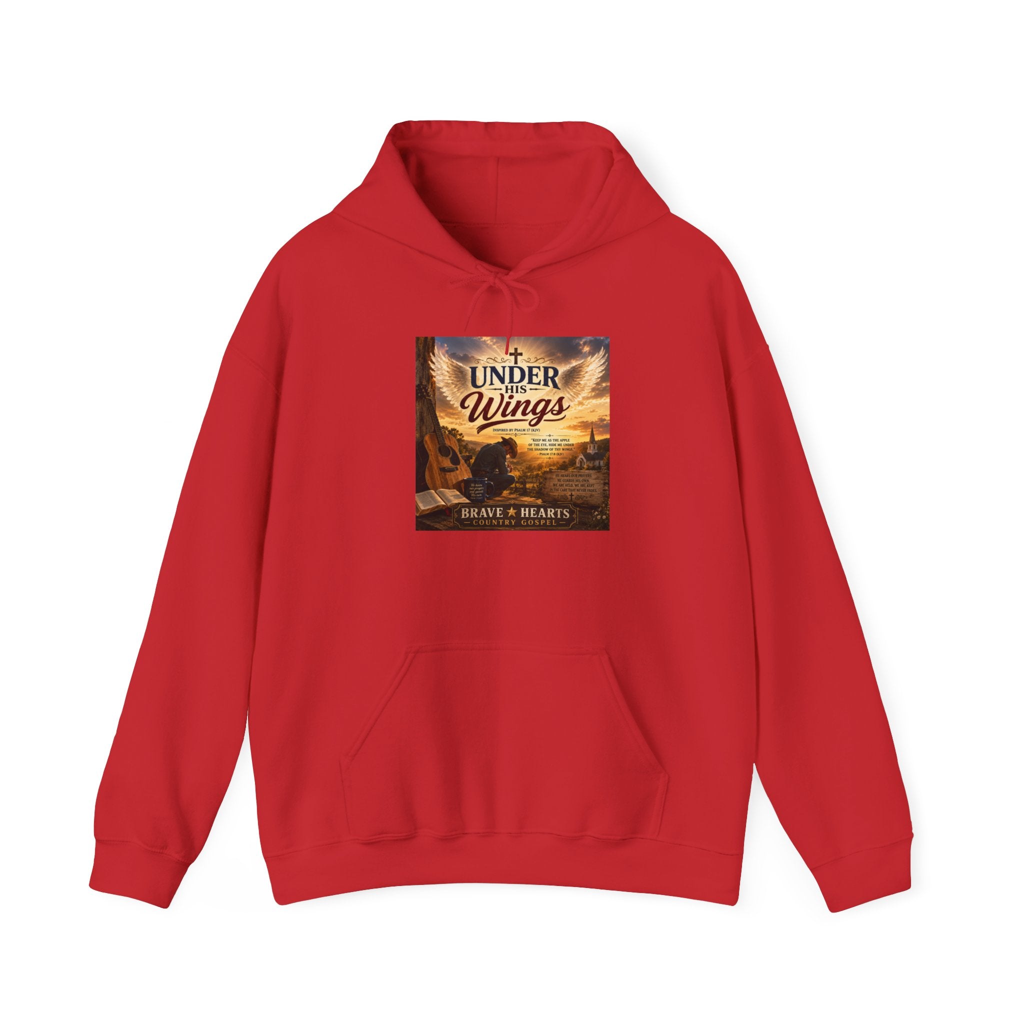 Under His Wings — Brave Hearts Country Gospel Hoodie