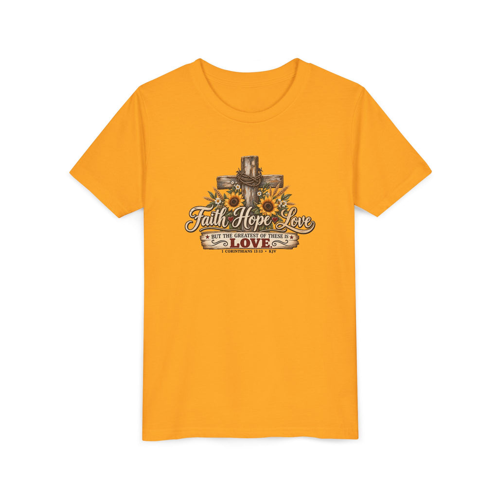 Faith Hope Love — Brave Hearts Country Gospel T-Shirt