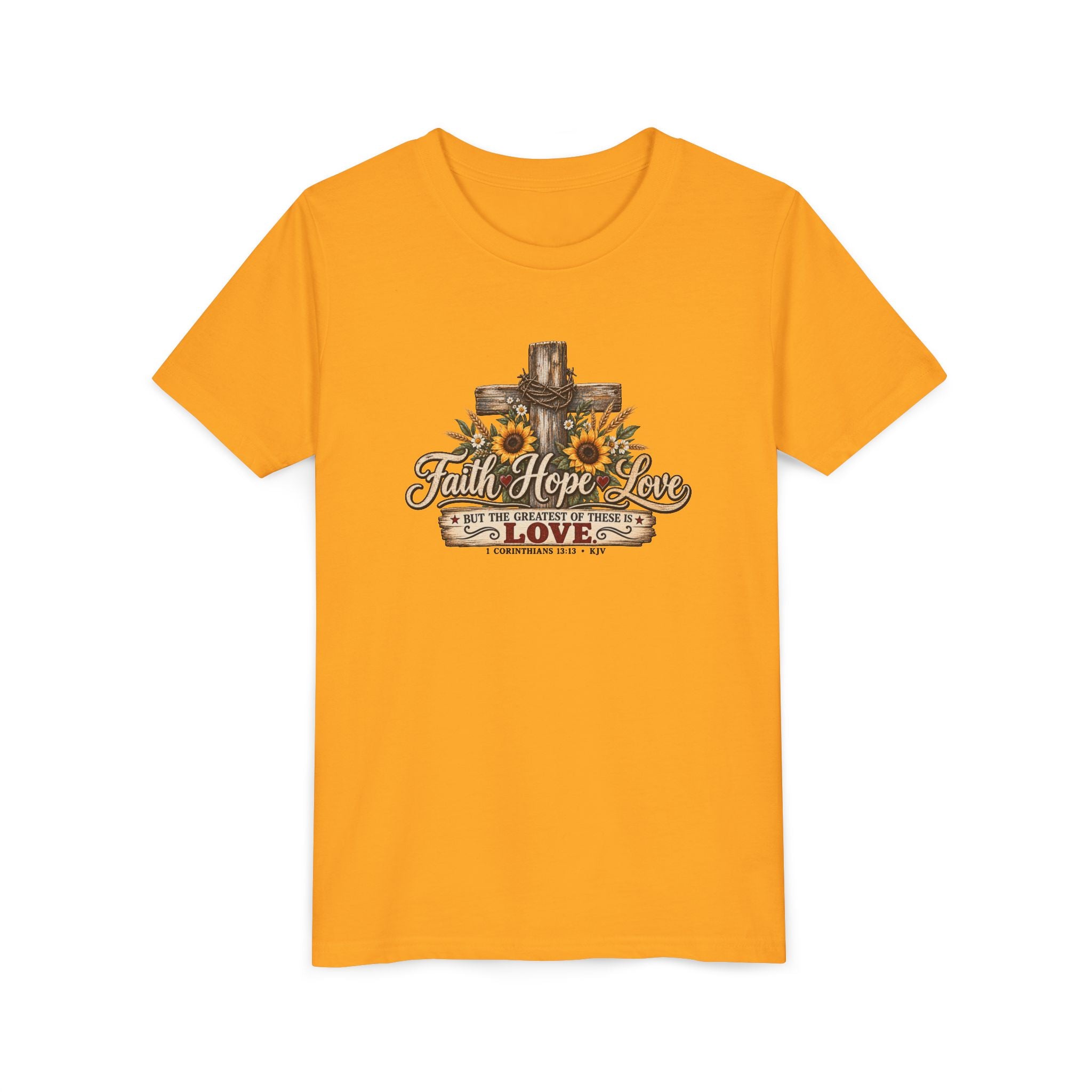 Faith Hope Love — Brave Hearts Country Gospel T-Shirt