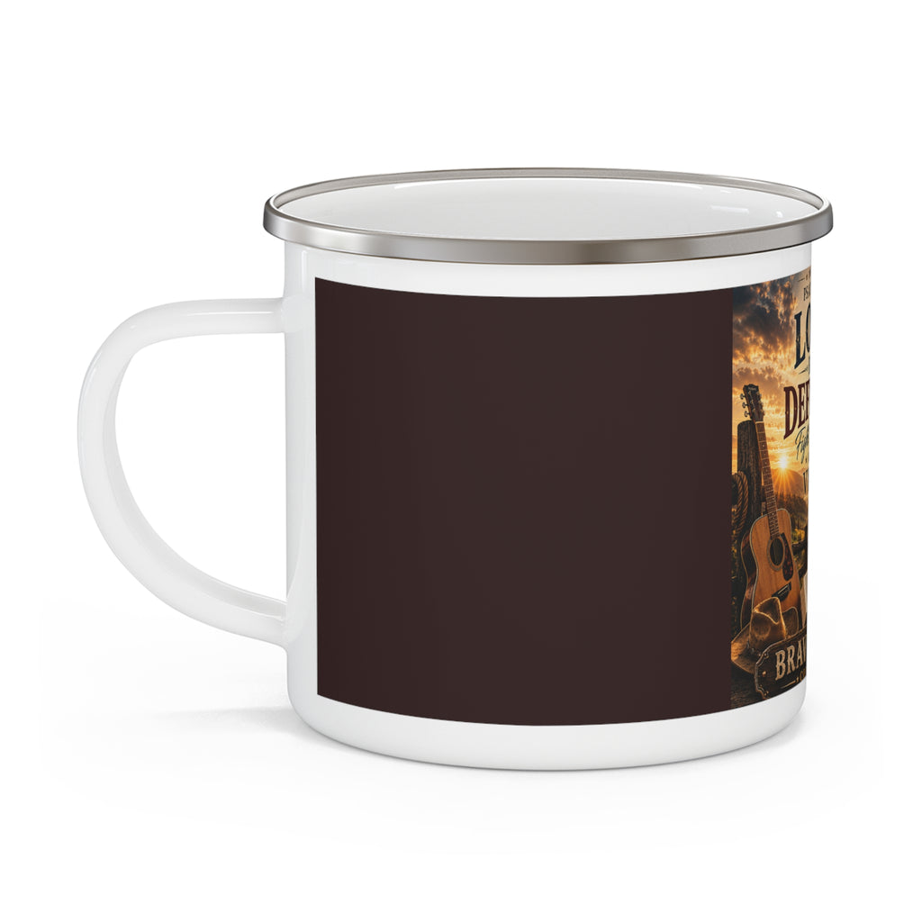 LORD BE MY DEFENDER Enamel Camping Mug — Brave Hearts Country Gospel