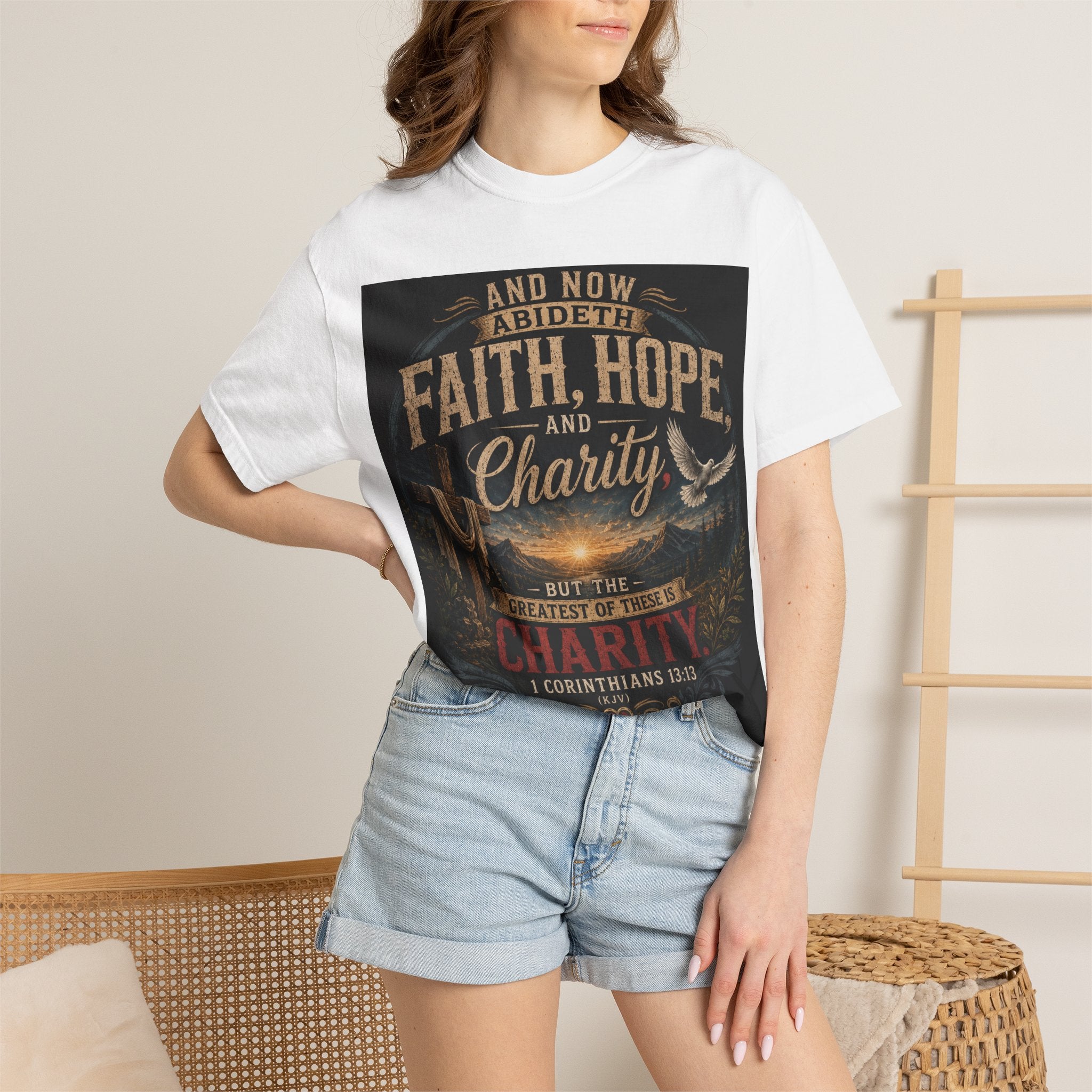 Faith, Hope, and Charity — Brave Hearts Country Gospel T-Shirt
