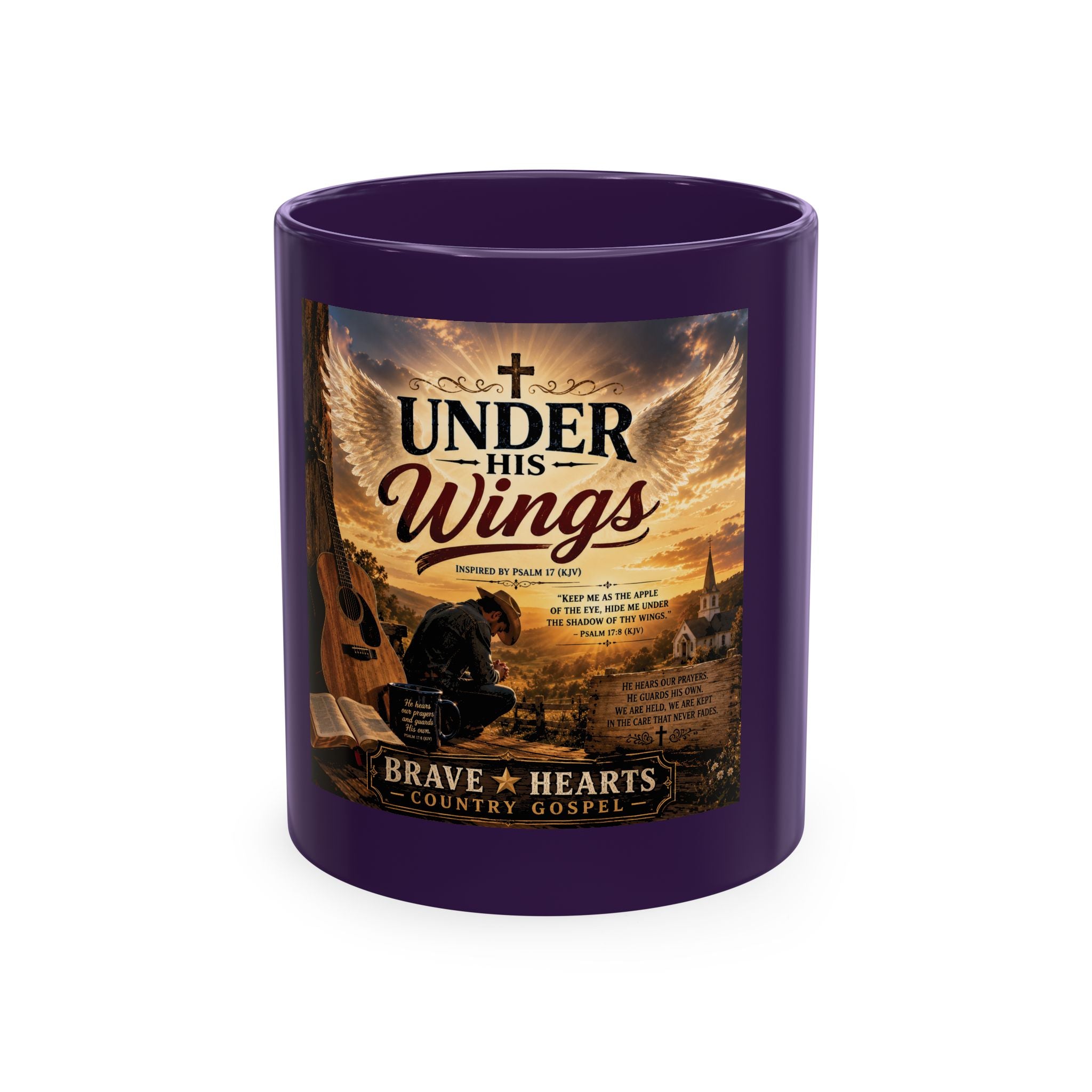 Under His Wings — Brave Hearts Country Gospel Mug