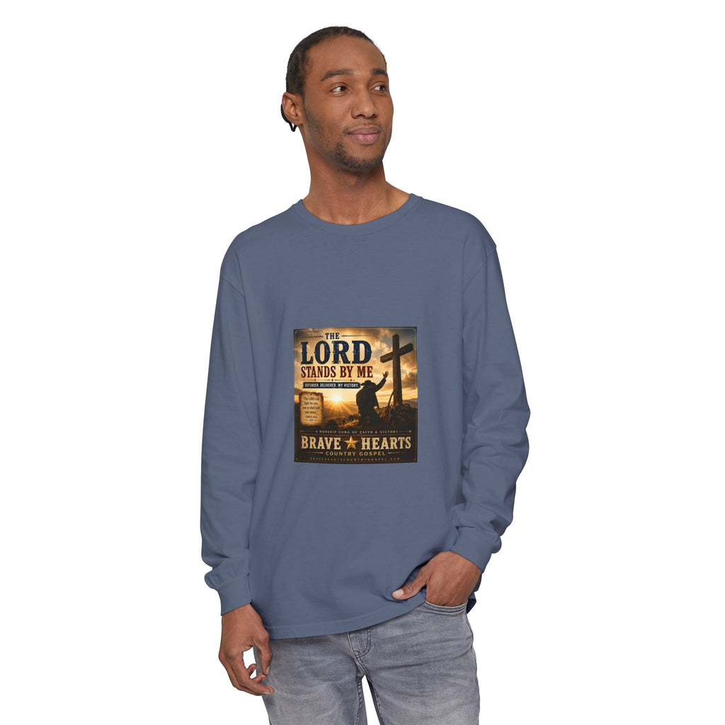 The Lord Stands By Me — Brave Hearts Country Gospel Long Sleeve T-Shirt