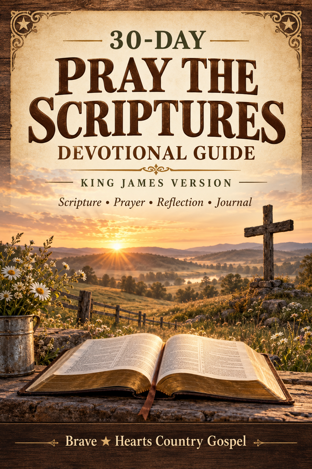 
Edited product
30 Day Pray the Scriptures Devotional Guide — Brave Hearts Country Gospel
Media: None