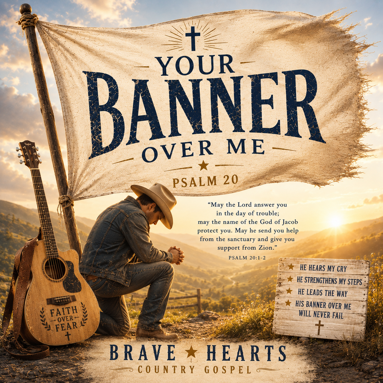 Your Banner Over Me - Brave Hearts Country Gospel | Gospel Country Music Download