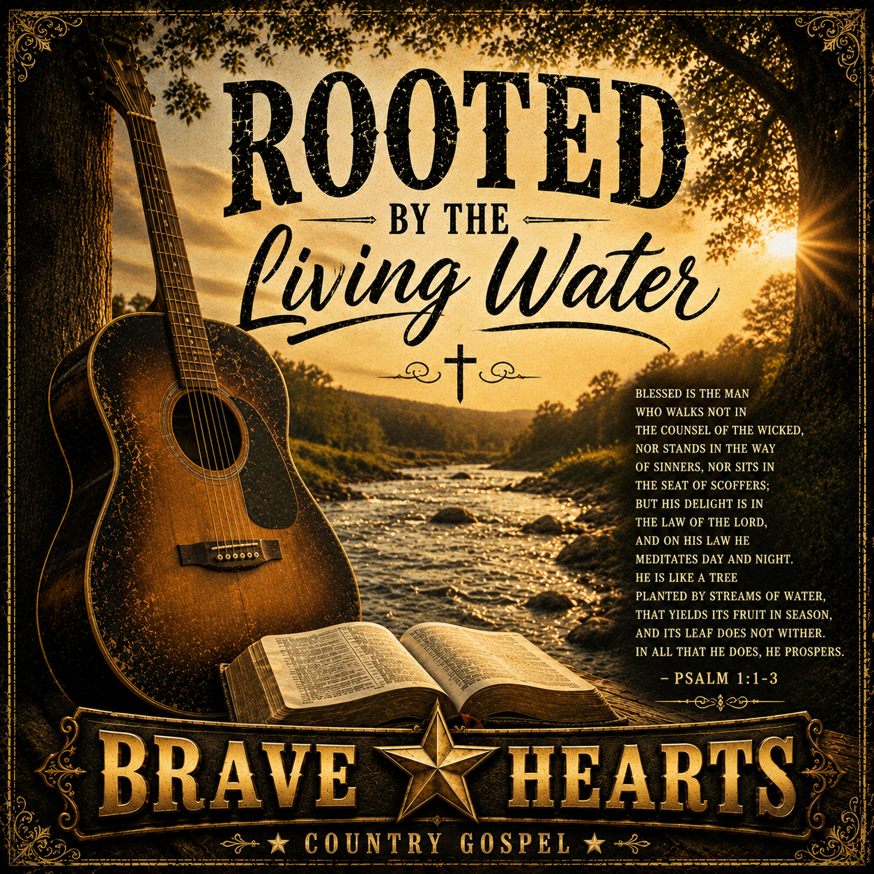 Rooted By The Living Water - Brave Hearts Country Gospel | Gospel Country  Music Download