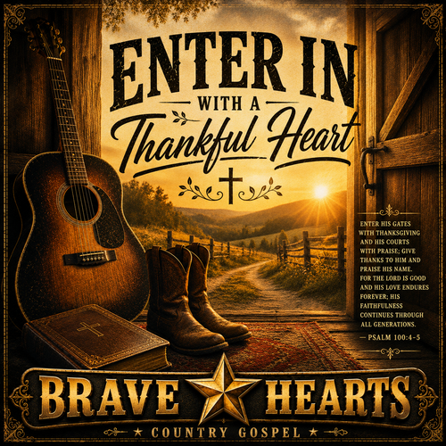 Enter In With A Thankful Heart -Brave Hearts Country Gospel | Gospel Country Music Download