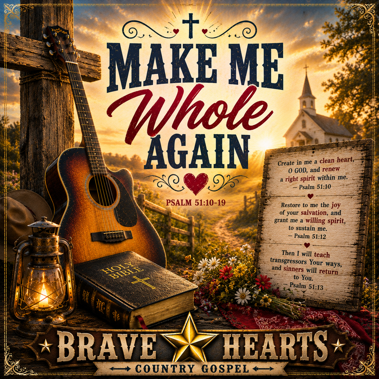 Make Me Whole Again - Brave Hearts Country Gospel | Gospel Country Music Download