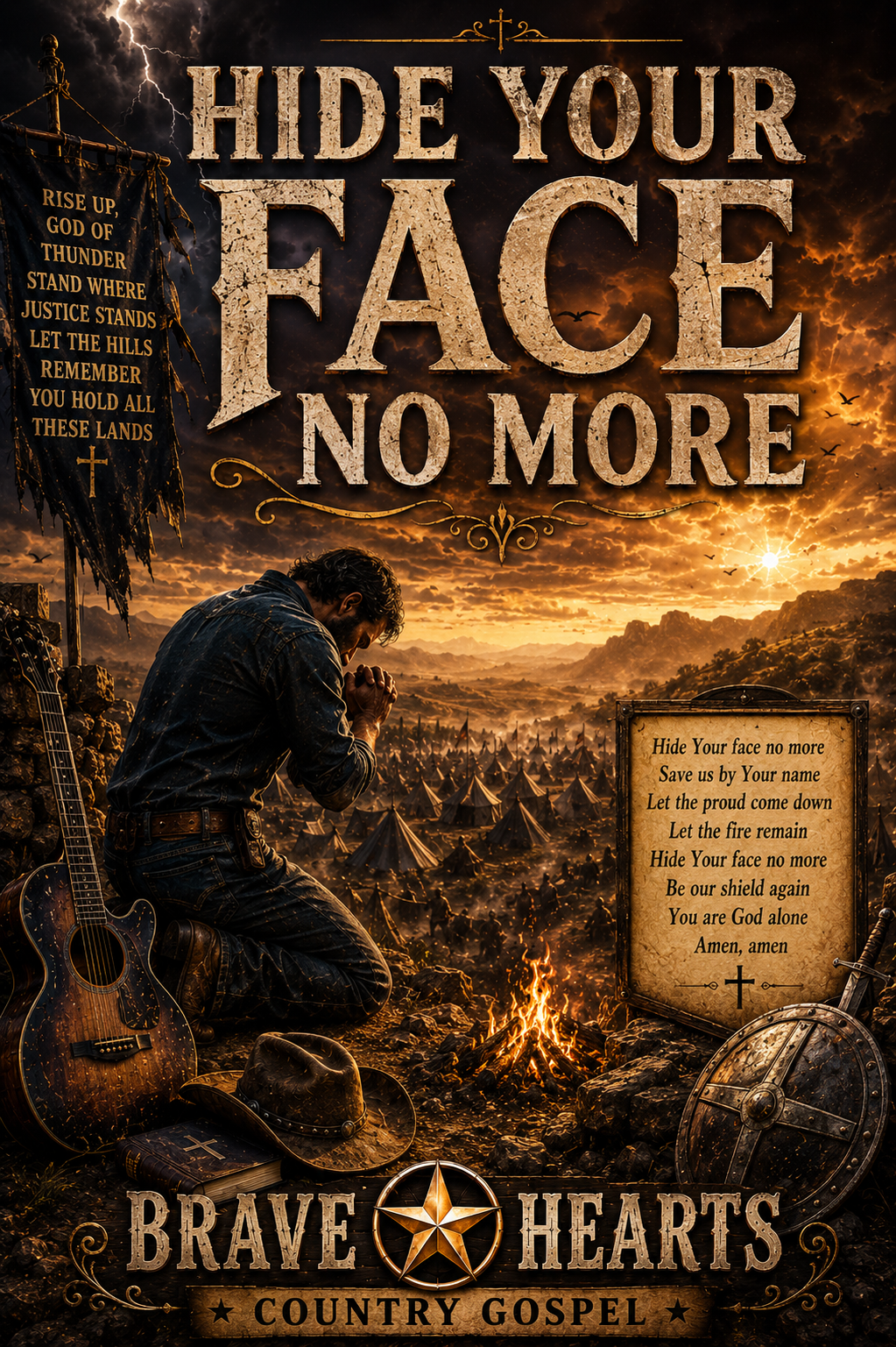 Hide Your Face No More – Brave Hearts Country Gospel | Gospel Country Music Download