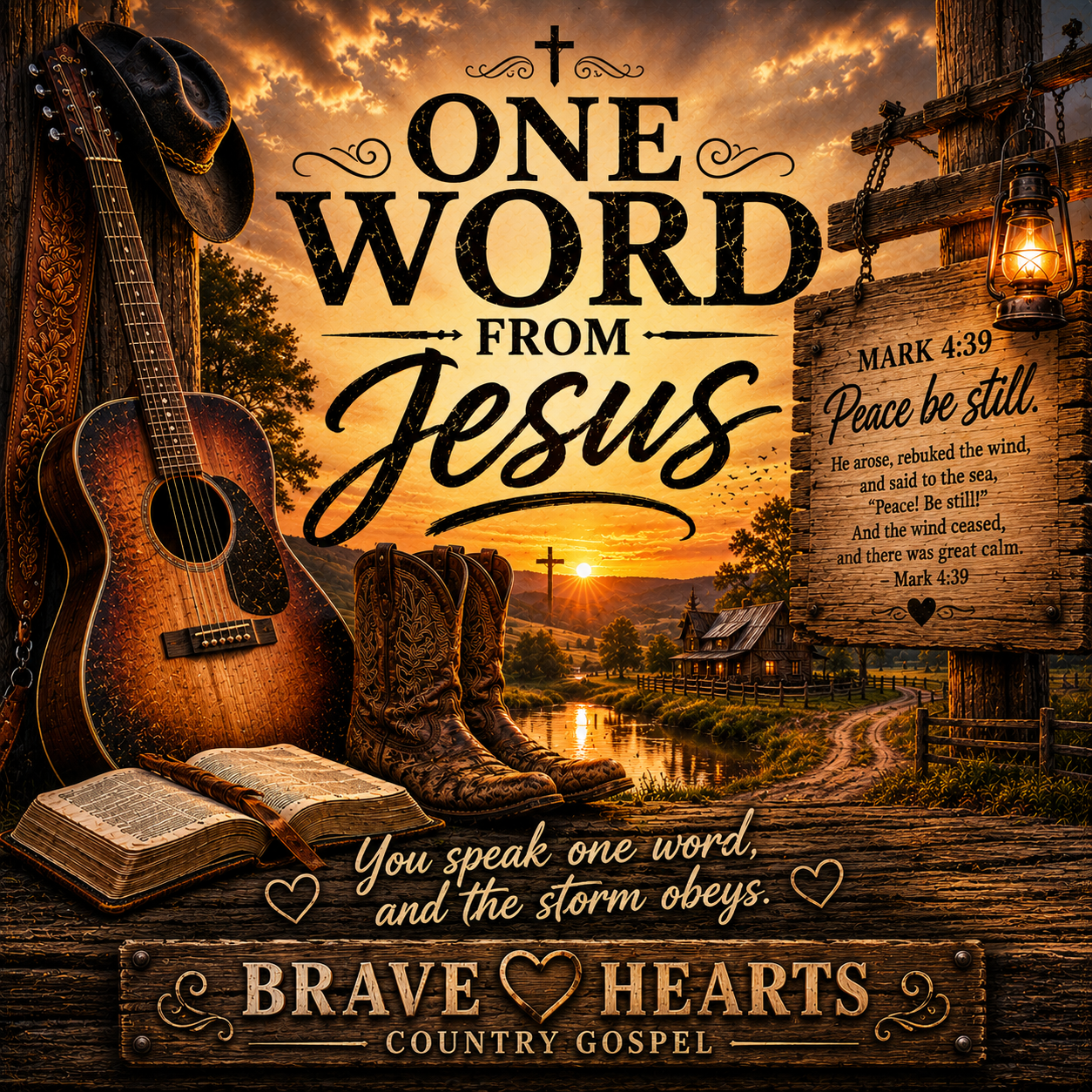 One Word From Jesus - Brave Hearts Country Gospel | Gospel Country Music Download