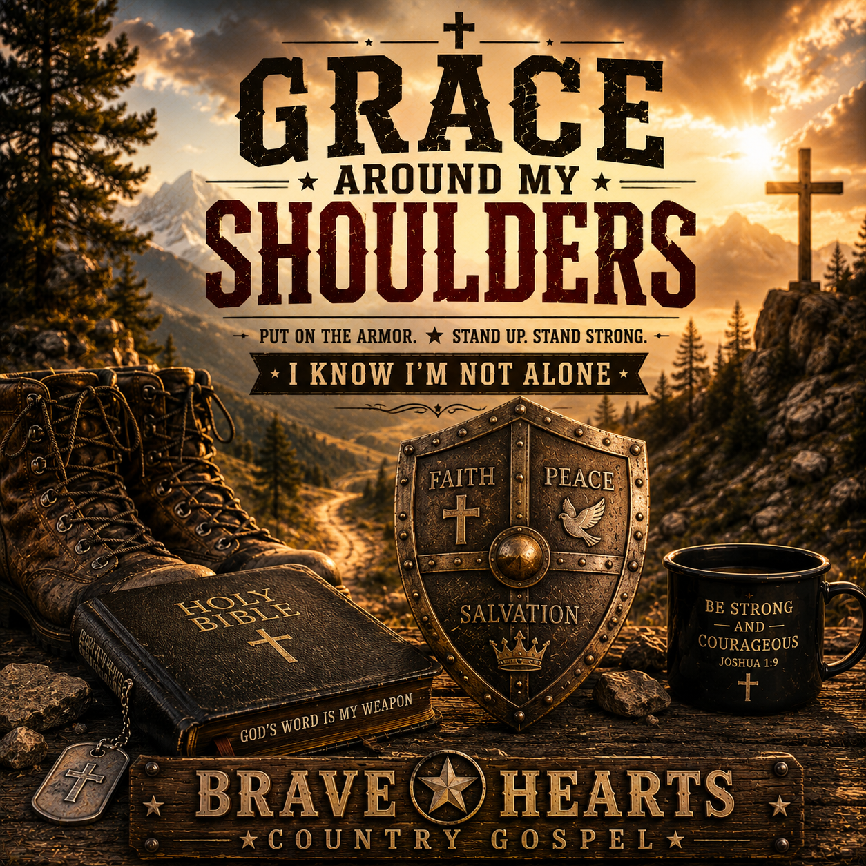 Grace Around My Shoulders - Brave Hearts Country Gospel | Gospel Country Music Download