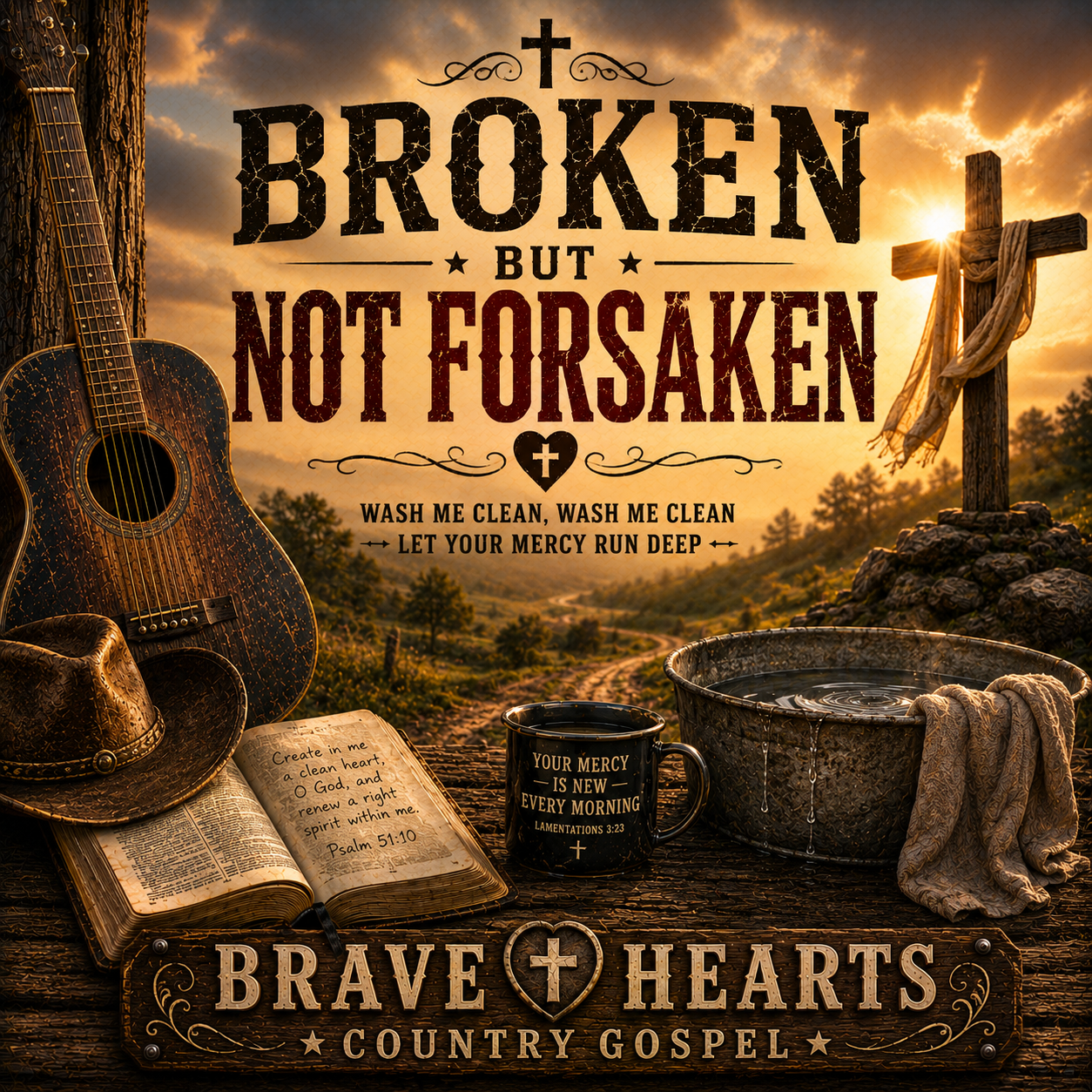 Broken But Not Forsaken - Brave Hearts Country Gospel | Gospel Country Music Download